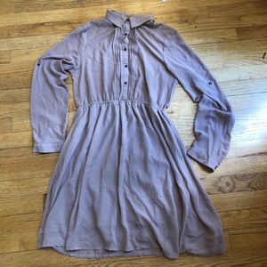 Ya large blush shear top lined bottom dress